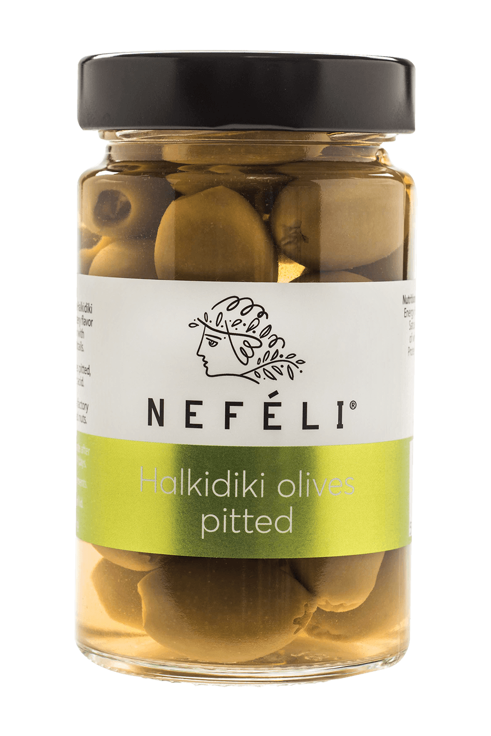 Halkidiki green olives pitted