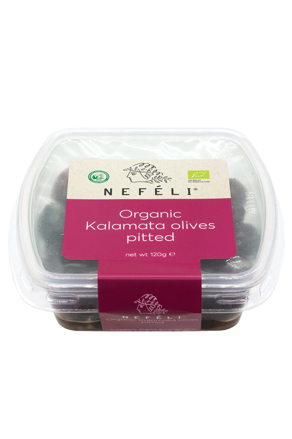 Organic Kalamata olives pitted